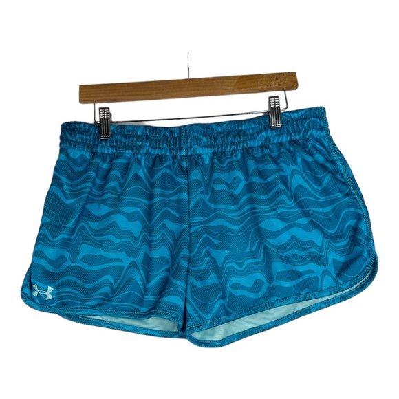Under Armor Athletic Shorts Sz XL Blue - Picture 1 of 7